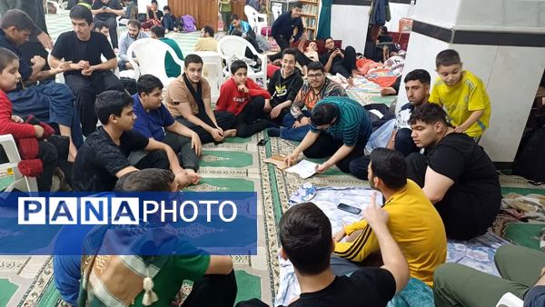 برگزاری اعتکاف دانش‌آموزی در مسجد رسول اکرم (ص)