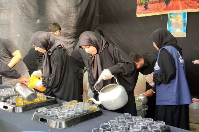 خدمت‌رسانی موکب‌‌های سازمان دانش‌آموزی و اداره‌کل آموزش و پرورش خراسان جنوبی به زائران جامانده اربعین در بیرجند