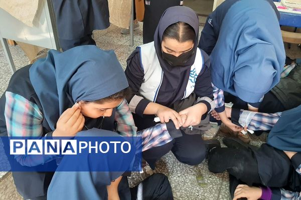 مانور سراسری زلزله و ایمنی در مدارس پردیس