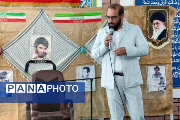 مراسم یادواره شهدا در آموزشگاه امین شهید بکائی