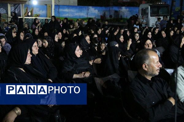 روایت غیرت، وفاداری و ایثار در شب سوم تعزیه‌خوانی مدرسه الغدیر قیامدشت