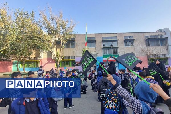 برگزاری مراسم به مناسبت ایام فاطمیه در مدارس ناحیه دو شهرری 