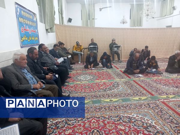 مراسم پرفیض نماز جماعت و دعای کمیل در روستای مهدی آباد خلیل آباد 