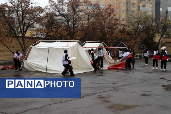 بیست و هفتمین مانور سراسری زلزله در آذربایجان شرقی
