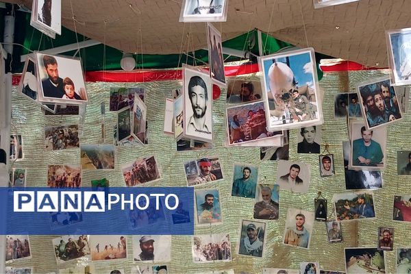 تجدید پیمان دانش‌آموز خبرنگاران پانا با شهدا درهفته دفاع مقدس