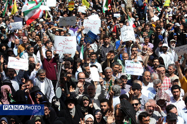 حماسه باشکوه ملت بزرگ ایران در راهپیمایی جمعه خشم و نصر 