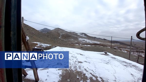 اولین صبح برفی در روستا بتو 