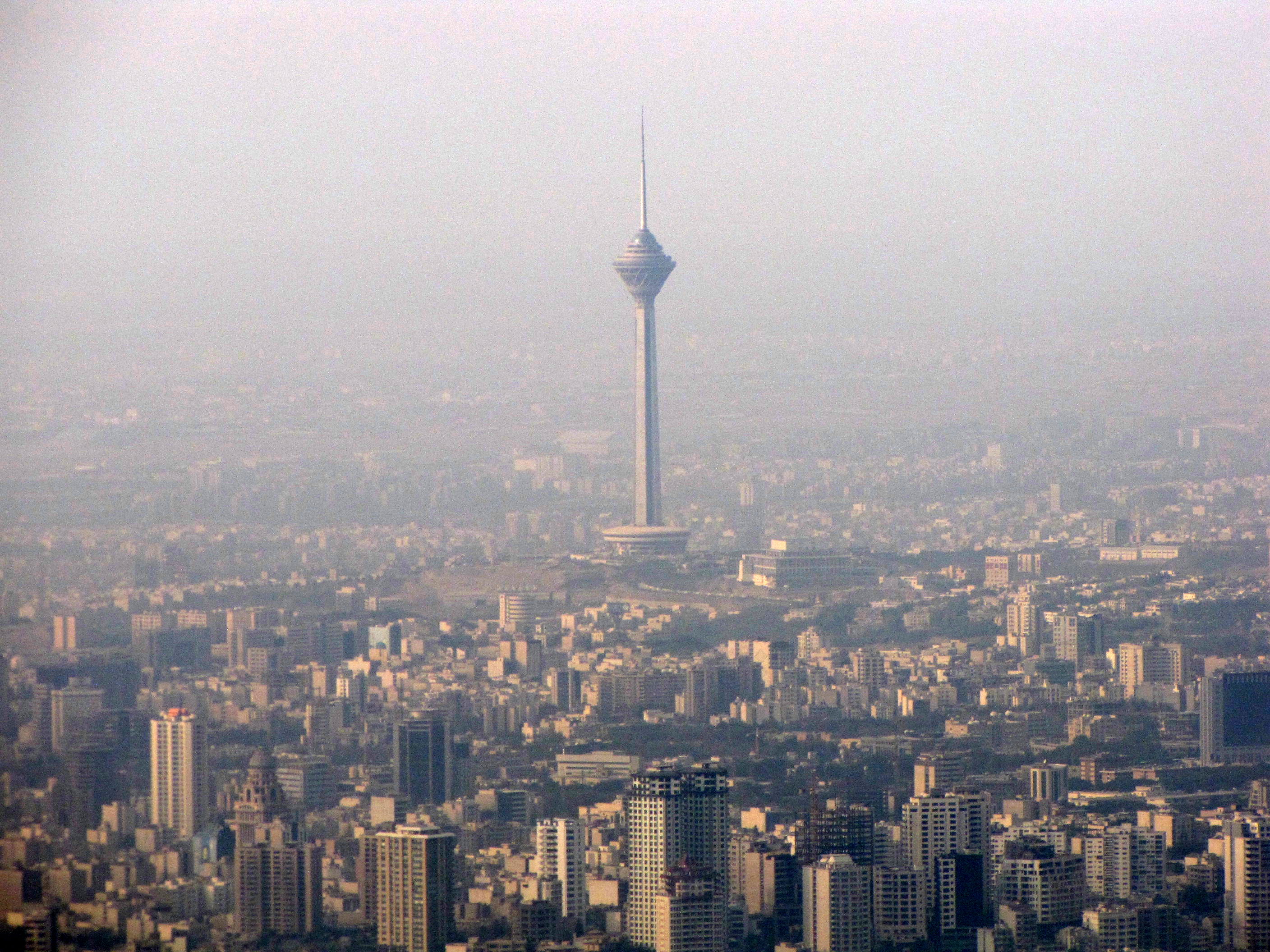 هوای تهران در شرایط نا سالم