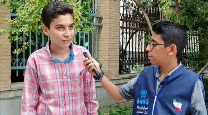 جشن تکلیف دانش‌آموزان دبیرستان پسرانه بانو نجفی ناحیه ۲ اصفهان