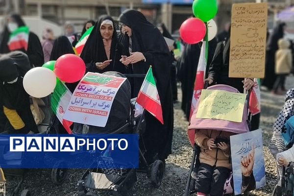 راهپیمایی ۲۲بهمن در کهریزک و باقرشهر