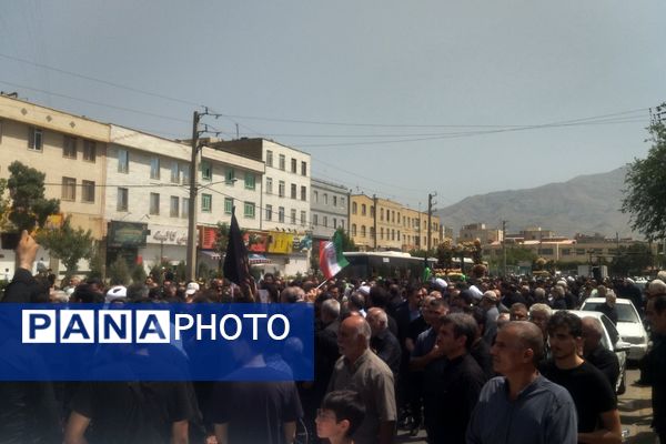 تشییع پیکر شهدای مدافع وطن در شهرک وحدت شهرستان فردیس