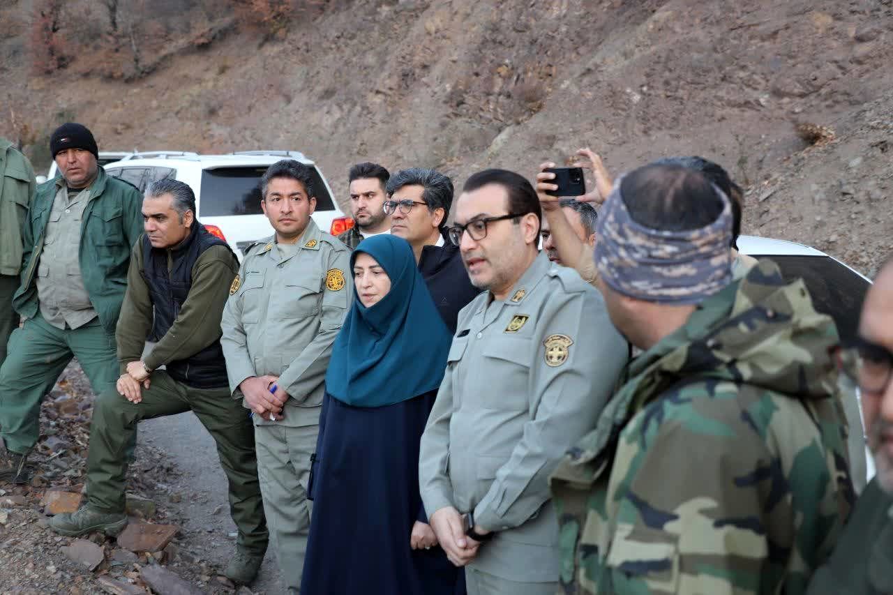 آخرین وضعیت عملیات اطفای حریق جنگل «الیت» در چالوس