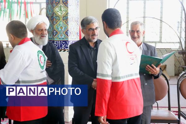 مراسم بزرگداشت هفتمین روز شهادت شهدای خدمت در مهریز