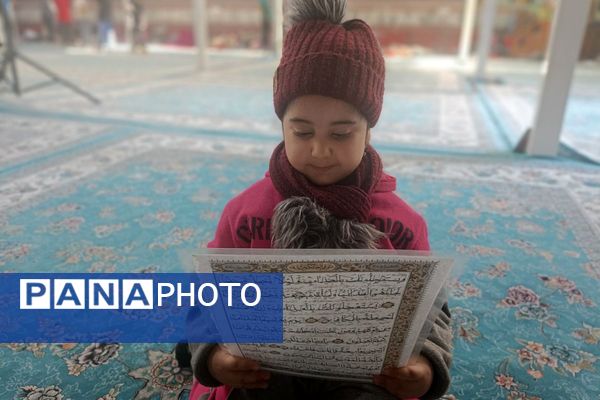 مراسم معنوی اعتکاف در مسجد اعظم حضرت ابوالفضل (ع) بهارستان دو