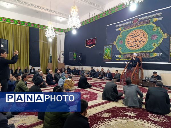 عزاداری شب شهادت حضرت فاطمه(س) در شهرستان خلیل آباد 
