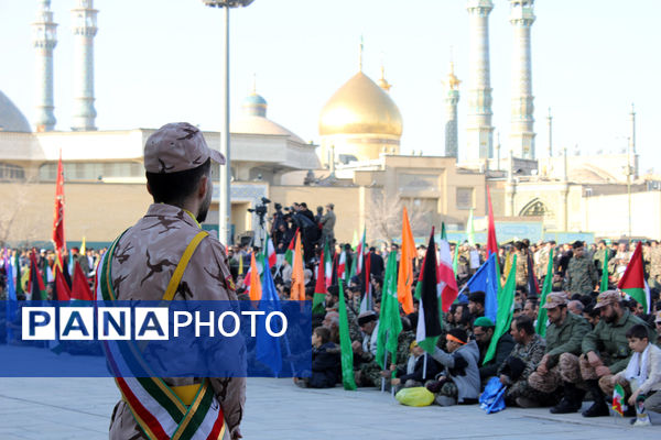 جلوه‌هایی از حضور نوجوانان قمی در رزمایش شکوه اقتدار 