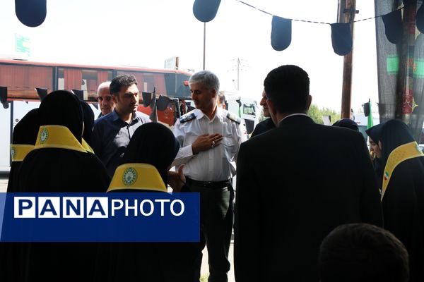 بازدید مشاور وزیر از موکب‌های سازمان دانش‌آموزی آذربایجان غربی