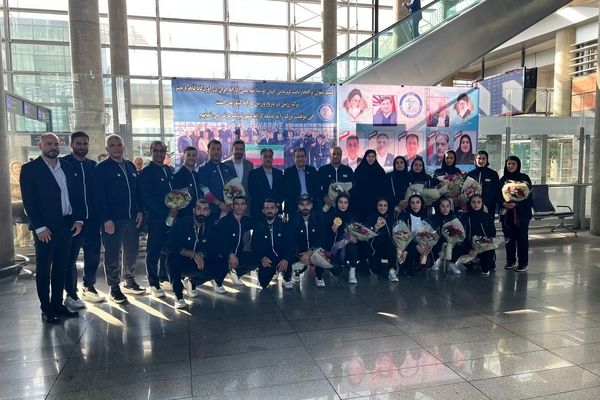 بازگشت تیم ملی کاراته از رقابت‌های جهانی2025