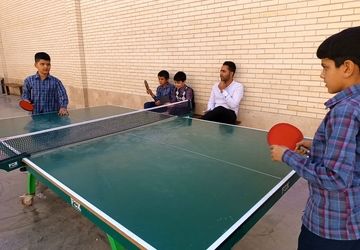 فینال تنیس روی میز آموزشگاه صفدری‌زاده میبد