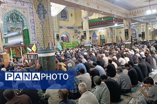 راهپیمایی مردم ولایتمدار ورامین در محکومیت ترور  شهید اسماعیل هنیه