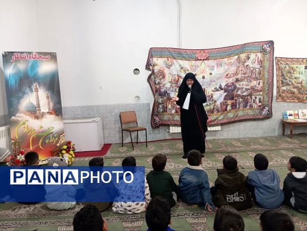 برگزاری صبحگاه مهدویت در مدرسه پیروزی