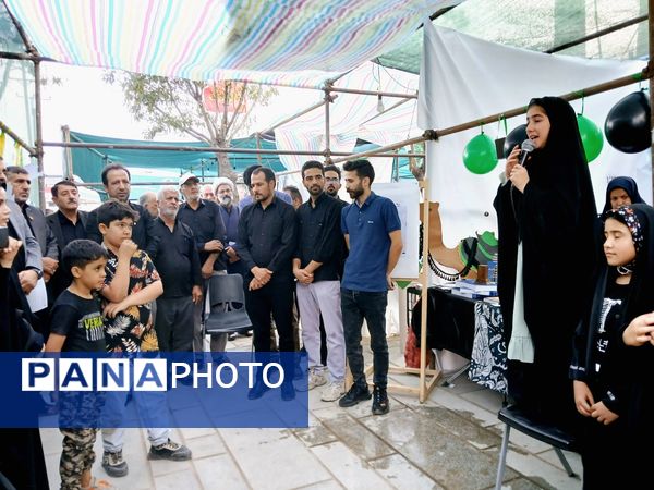 آیین افتتاحیه موکب شهدای دانش‌آموز شهرستان بهار 