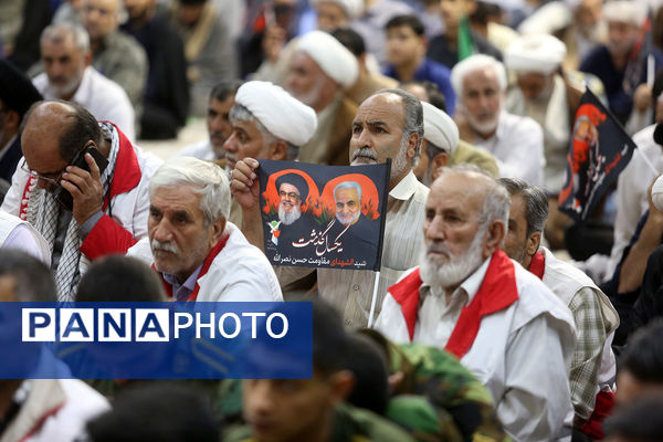 مراسم بزرگداشت نخستین سالگرد شهادت سید حسن نصرالله در قم
