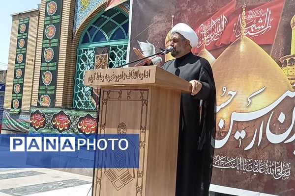 خیل عاشقان حسینی در مسیر جاماندگان اربعین رباط کریم
