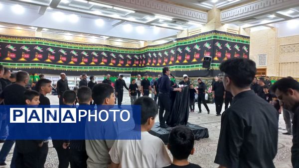 عزاداری ماه محرم در مسجد پیامبر اعظم شهرستان جم