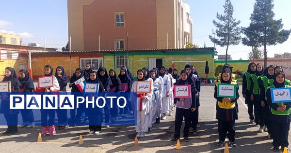 افتتاحیه المپیاد ورزشی درون مدرسه ای در دبیرستان مهر نیشابور