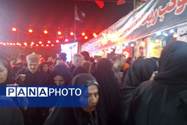 موکب‌های عزاداری شیراز پذیرای میهمانان کوچک ابا عبدالله