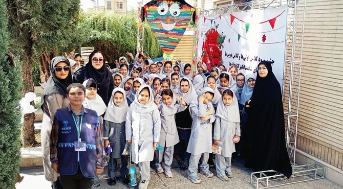 جشن استانی نوخوان ها و رونمایی از طرح هزار درنای کاغذی در استان فارس