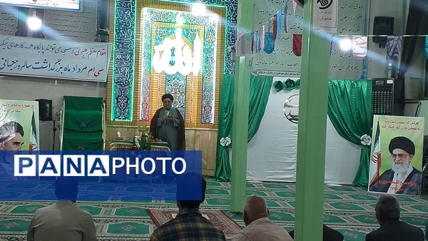 حضور امام جمعه تربت حیدریه در جشن اهالی سربالا