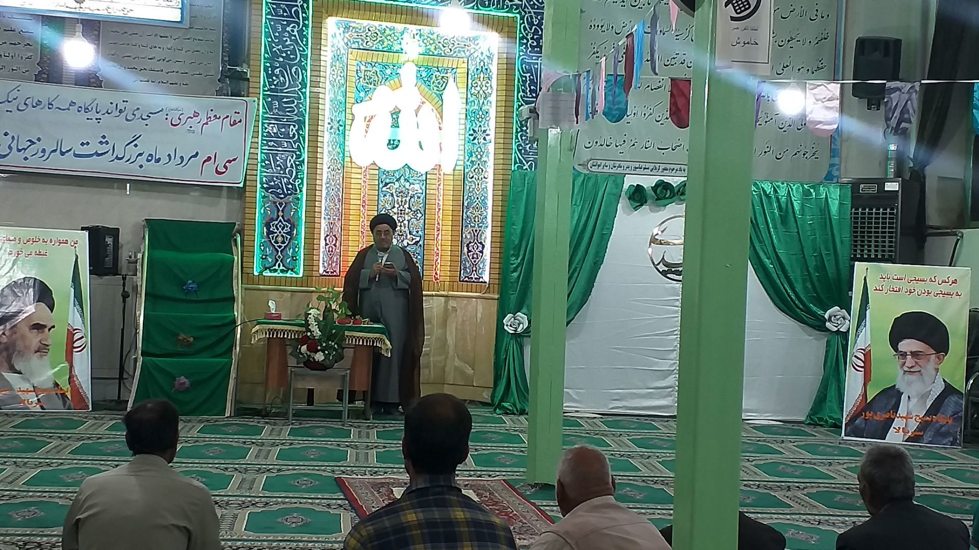 حضور امام جمعه تربت حیدریه در جشن اهالی سربالا