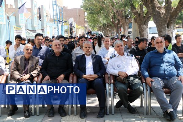 بازدید مشاور وزیر از موکب‌های سازمان دانش‌آموزی آذربایجان غربی