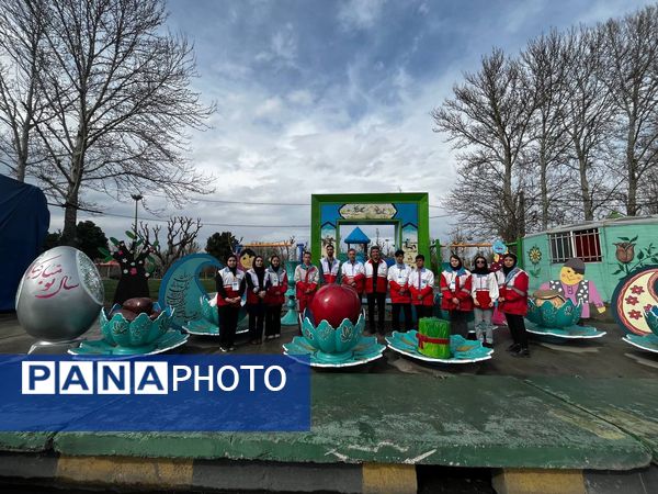 برپایی ایستگاه های خدمات نوروزی هلال احمر در ملارد 