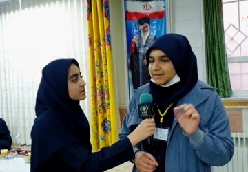 ضیافت افطاری «شهدایی» با حضور دانش‌آموزان دبیرستان حضرت فاطمه(س) قم 