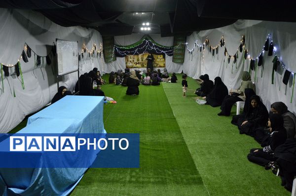 مراسم عزاداری هیئت فرهنگیان در نیشابور 