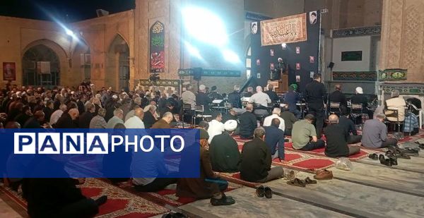 مراسم عزاداری سیدالشهدا (ع) در مسجد جامع نیشابور