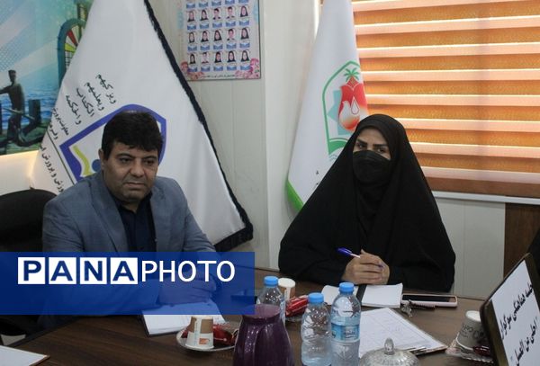 جلسه هماهنگی سوگواره «احلی من العسل» آموزش و پرورش استان بوشهر