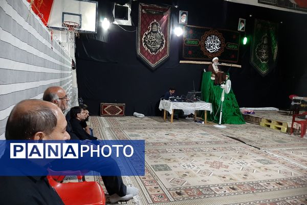 عزاداری هیات محبان علی‌ابن‌ابی‌طالب (ع) فرهنگیان شیراز در شب تاسوعای حسینی