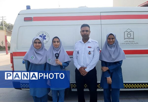 جشن روز پرستار در مدرسه شاهد شهید مصلحی میناب