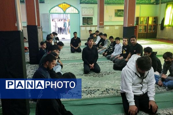 مراسم عزاداری حضرت فاطمه(س) در مدارس شهرستان ملارد