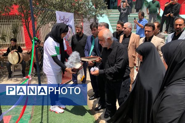 آیین افتتاحیه «طرح شهید سلیمانی» در دبیرستان عرفان ناحیه دو شهرری 