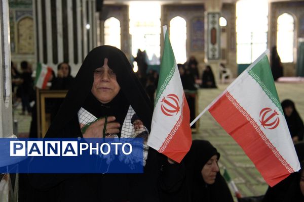 مراسم یادبود شهدای جنگ تحمیلی رژیم صهیونیستی علیه ایران