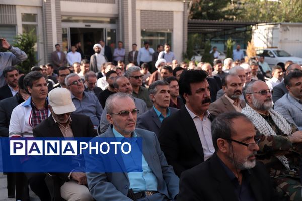 صبحگاه مشترک بسیج فرهنگیان اداره‌‌کل آموزش و پرورش شهر تهران 