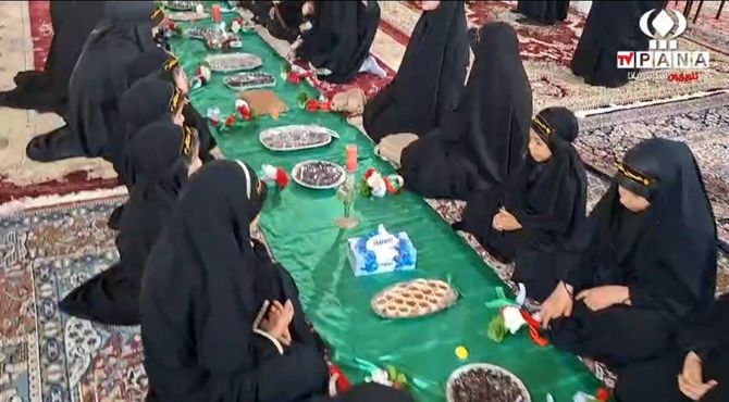 مراسم سوگواری و عزاداری حضرت رقیه(س) در شهر دیباج