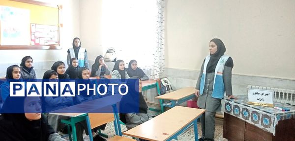 مانور زلزله در دبیرستان حاج مهدی روحانی ارغا