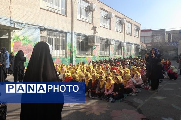 مراسم شهادت حضرت زهرا در دبستان شهید فیاض‌بخش ناحیه ۵ مشهد