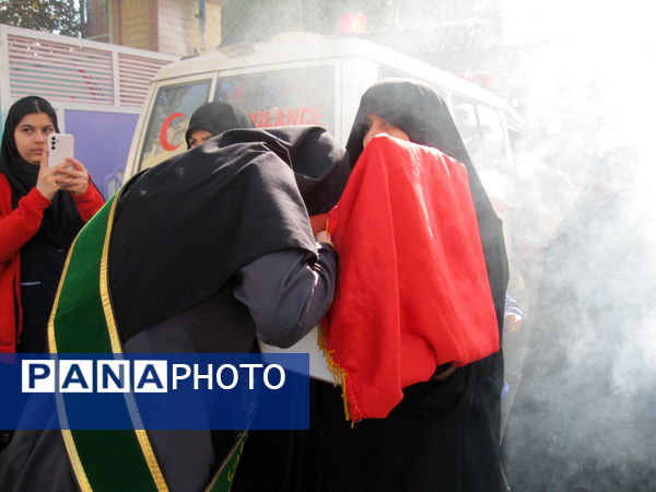 دبیرستان سردار شهید قاسم سلیمانی میزبان شهید گمنام شد